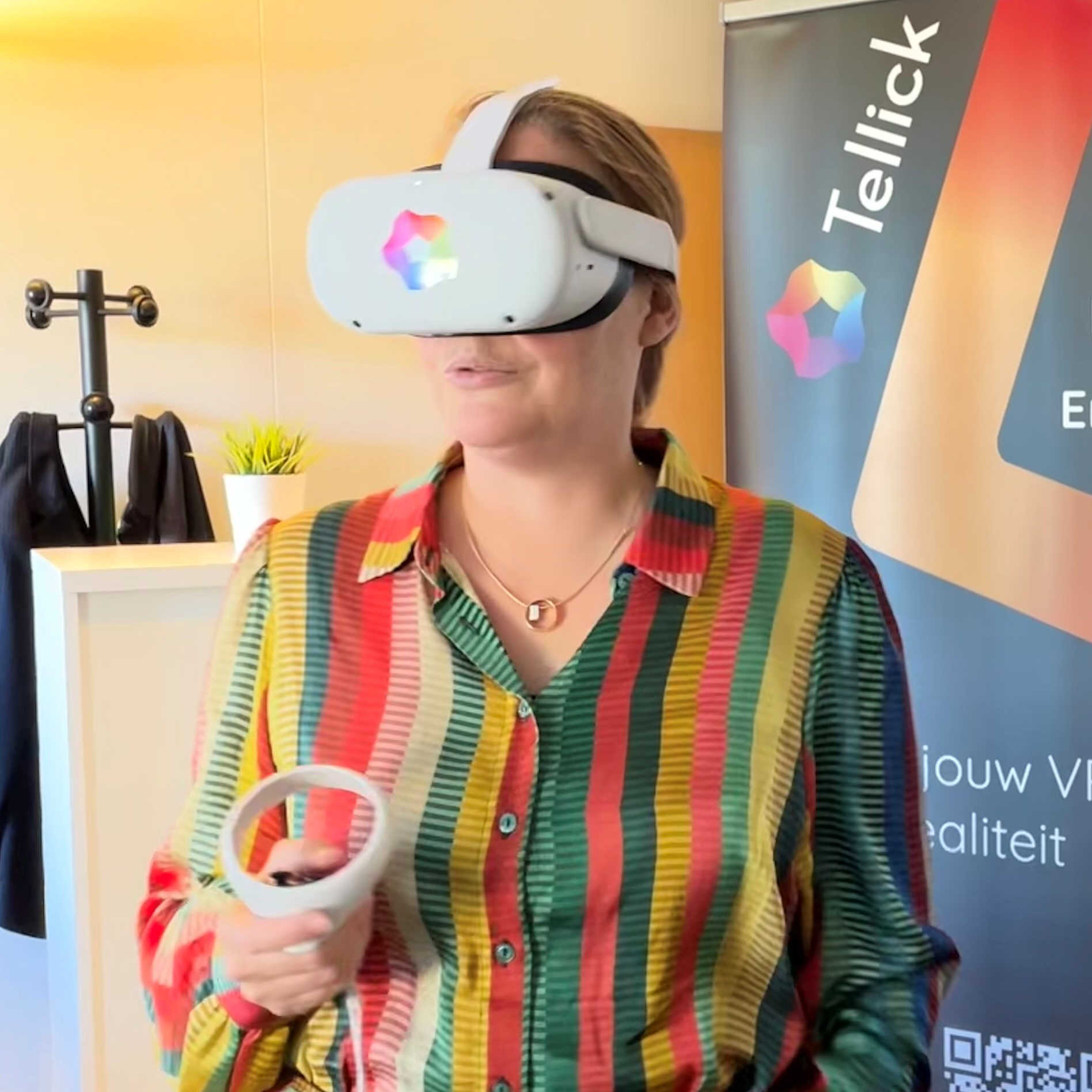 Ellen van der Knaap ervaart het Dutch Innovation Park in VR